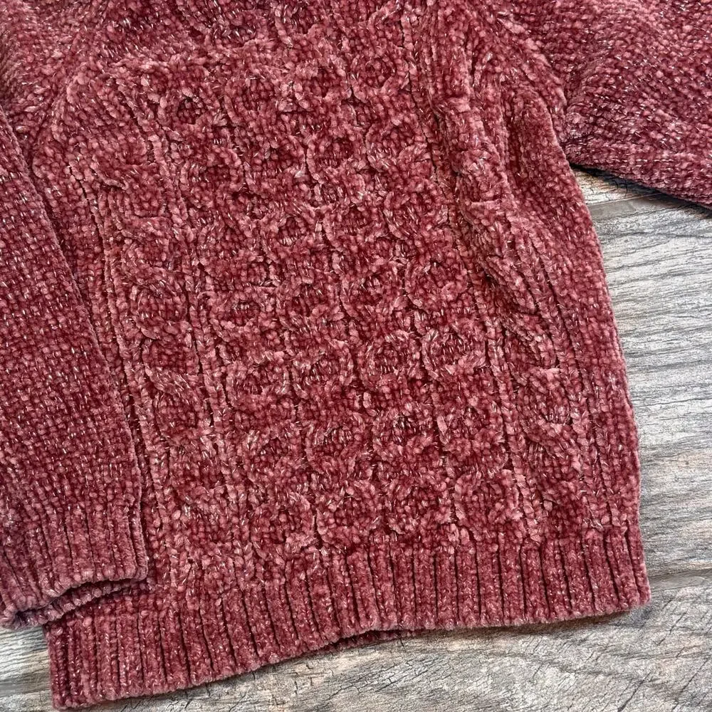 Nicole Miller Blush Pink Silver Sweater Girls 18M